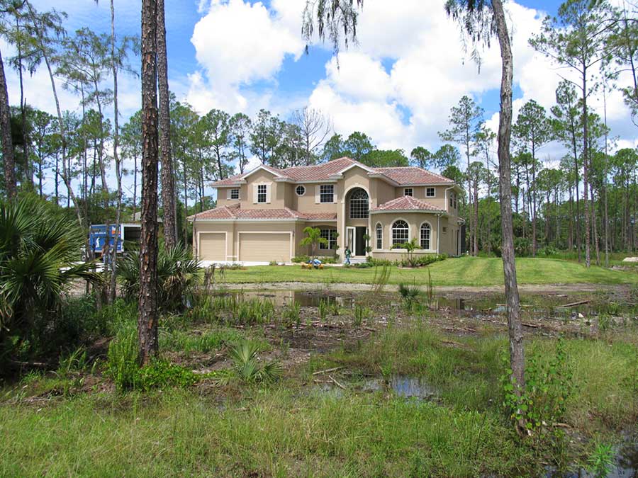 Residential Landscape in Naples, Florida 1