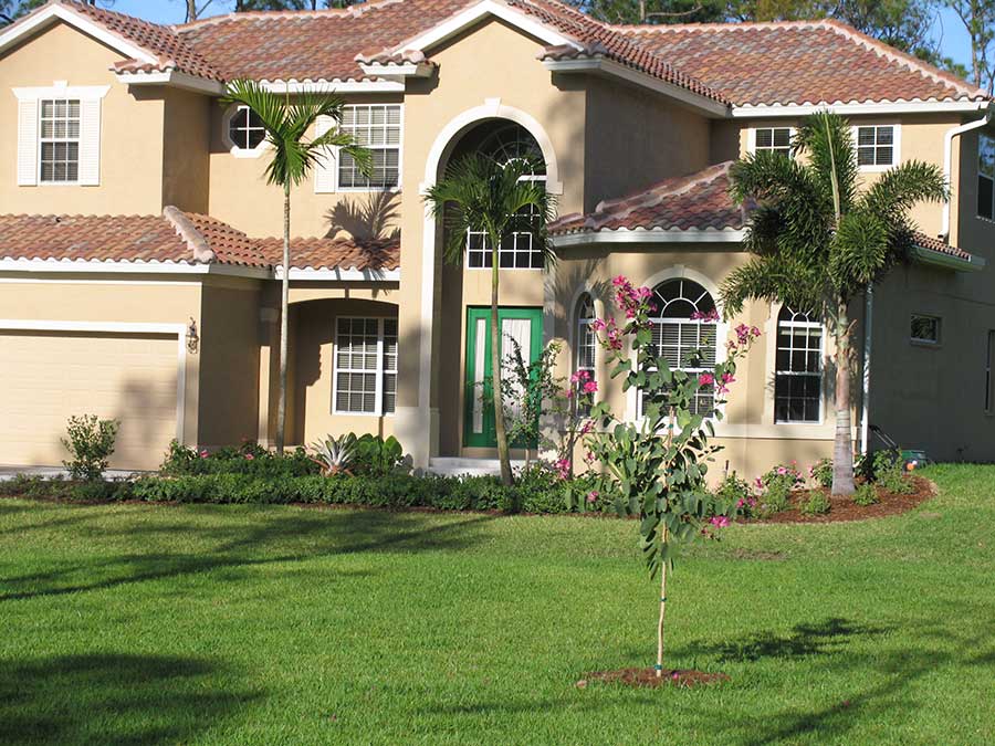 Residential Landscape in Naples, Florida 4