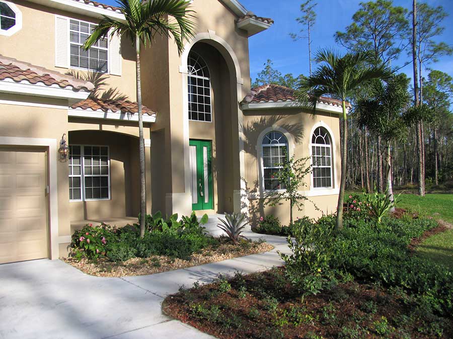 Residential Landscape in Naples, Florida 8